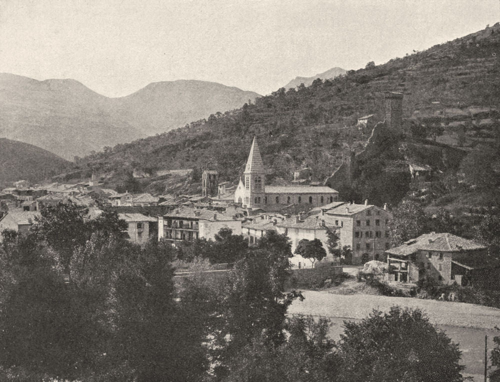 ALPES-DE-HAUTE-PROVENCE. Vue générale Castellane (723 mètres d'altitude)  1902